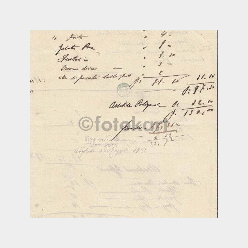 1903 İstanbul Şehir İçi Yol Giderleri Listesi - Görsel 2