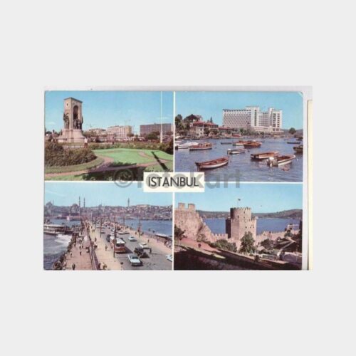 İstanbul 4 Görünüş Kartpostal