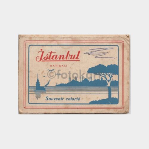 1940 İstanbul Konulu Kartpostal Albümü (10 Adet)