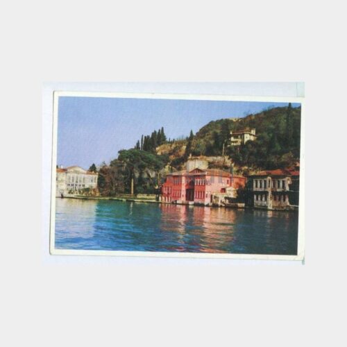 1967 İstanbul Boğaziçi Yalılar Görünüş Kartpostal