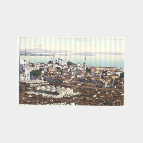 1918 İstanbul Genel Görünüş Kartpostal