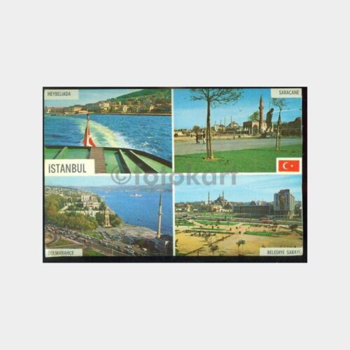 İstanbul 4 Görünüş Kartpostal