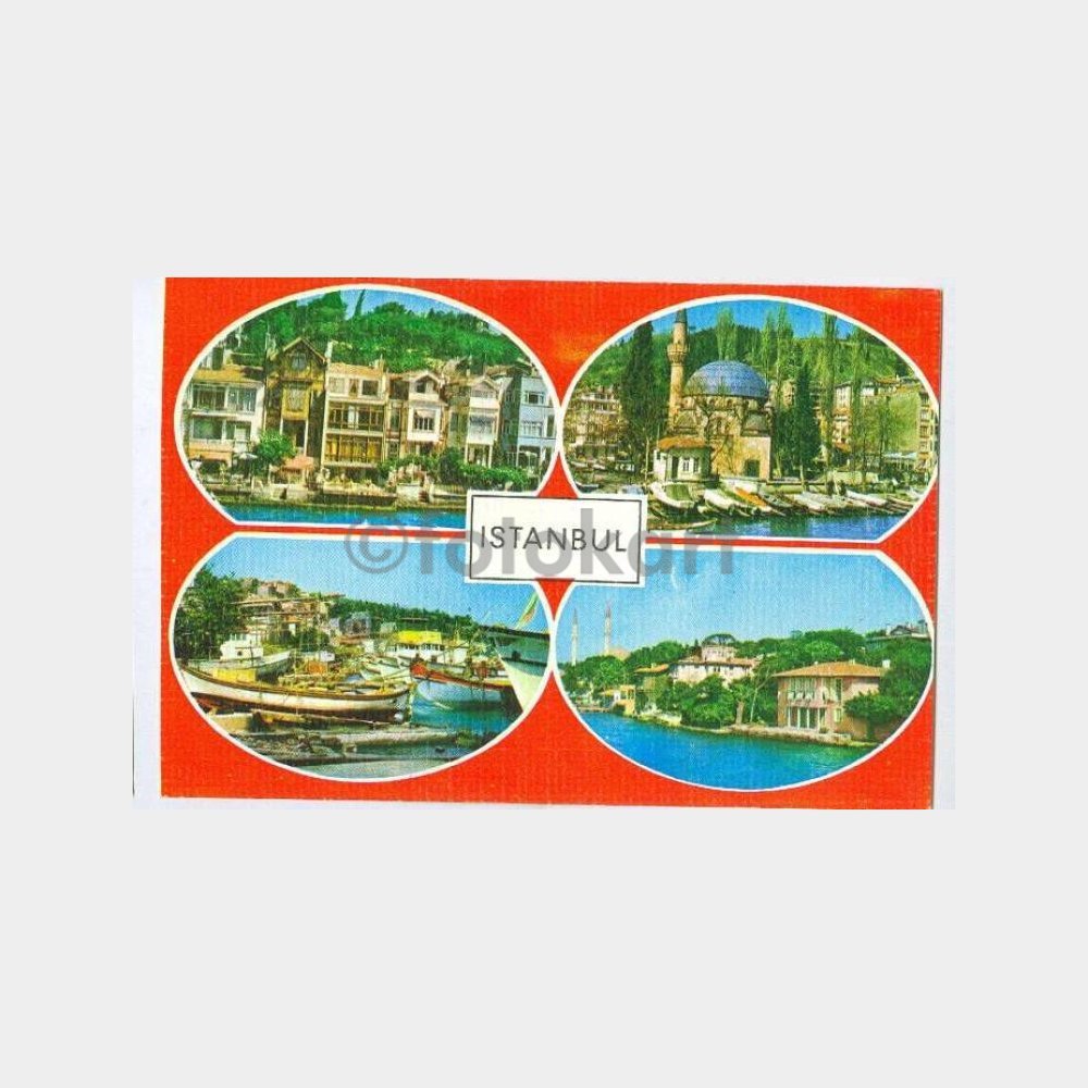 İstanbul Boğaziçi Bebek Arnavutköy Kartpostal