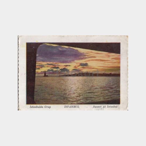 1959 İstanbul Gurub Görünüş Kartpostal