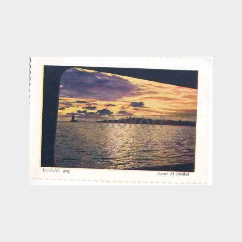 İstanbulda Gurup Manzarası Kartpostal