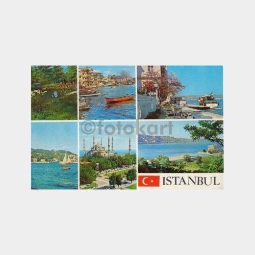 1970 İstanbul Güzellikleri Görünüş Kartpostal