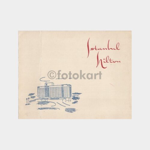 1969 İstanbul Hilton Oteli Foto Kabı
