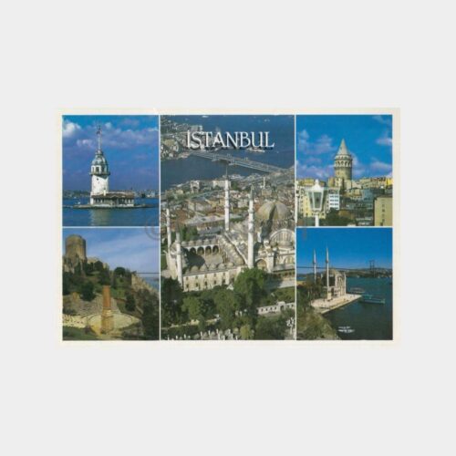 1980 İstanbul Muhtelif Görünüşler Kartpostal