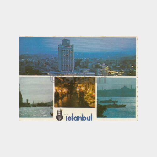 1978 İstanbul Muhtelif Görünüş Kartpostal