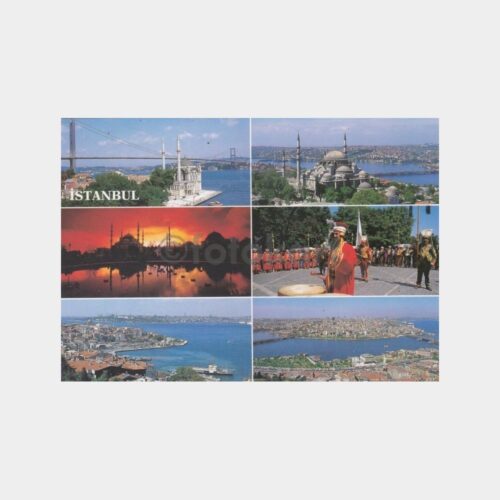 1996 İstanbul Muhtelif Görünüşlü Kartpostal