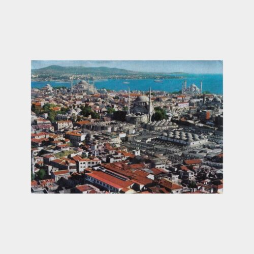 1975 İstanbul Yarımada Havadan Görünüş Kartpostal