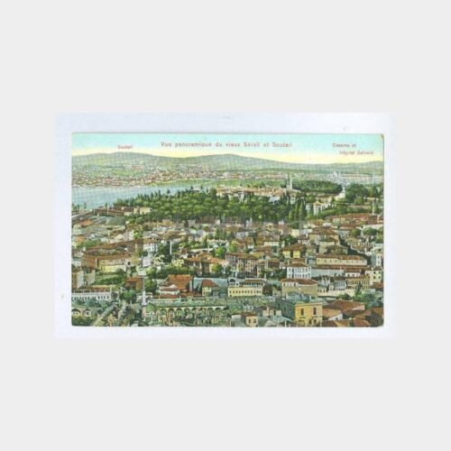 1918 İstanbul Yarımada Görünüş Kartpostal