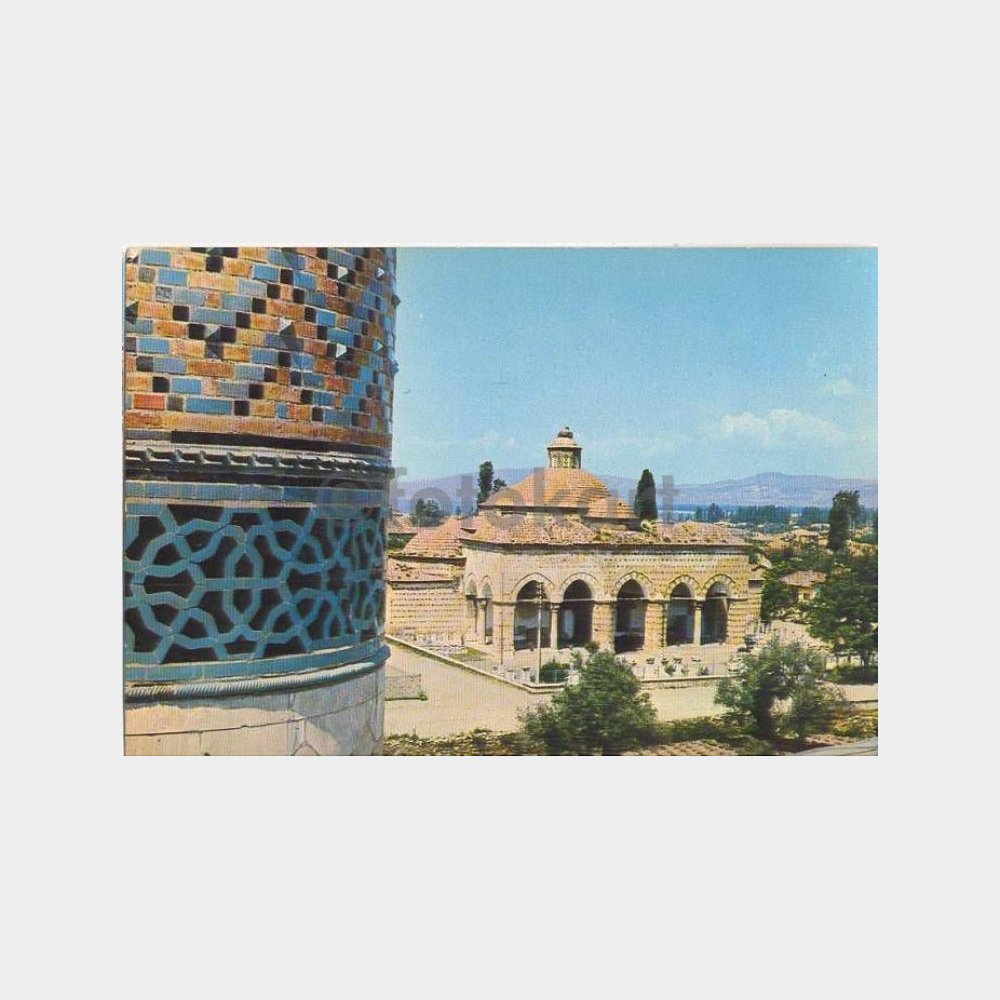 İznik Çinili Minare Görünüş Kartpostal