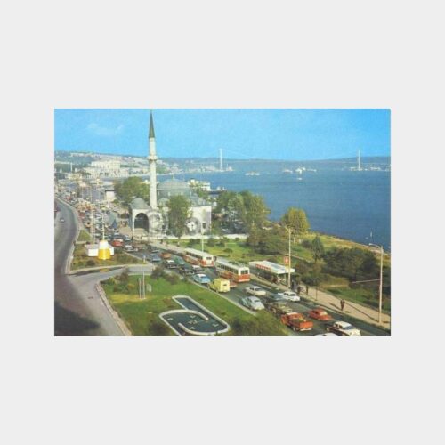 Kabataş Tophane Fındıklı Görünüş Kartpostal