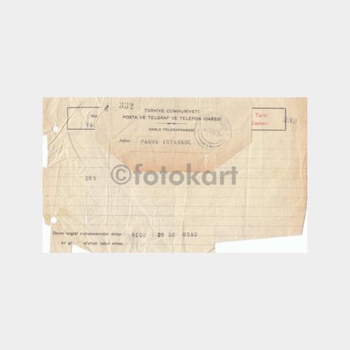 1930 İstanbul Kablo Telegrafnamesi