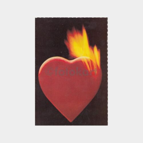 Kalp Konulu Tebrik Kartı