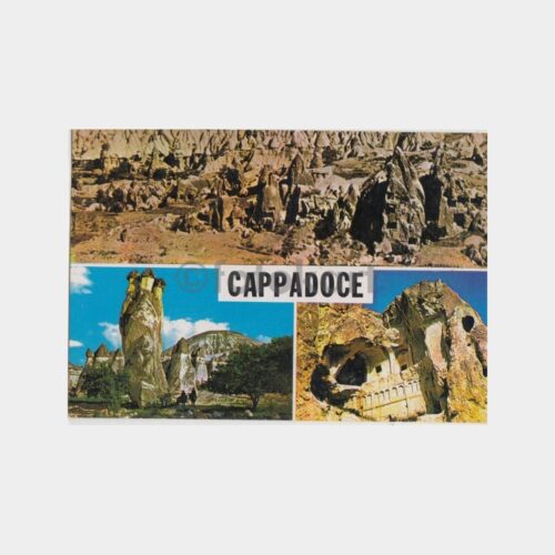 1975 Kapadokya Muhtelif Görünüşler Kartpostal