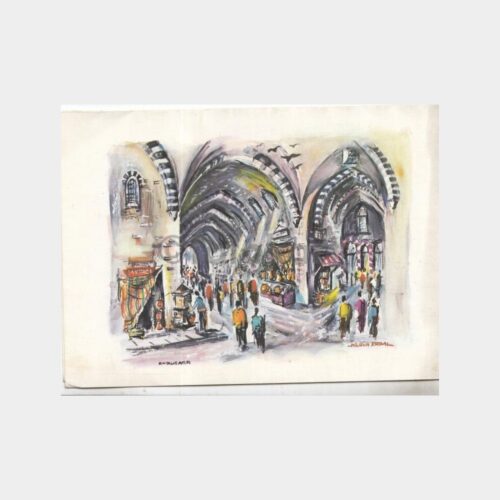 Kapalıçarşı Konulu Tebrik Kartı