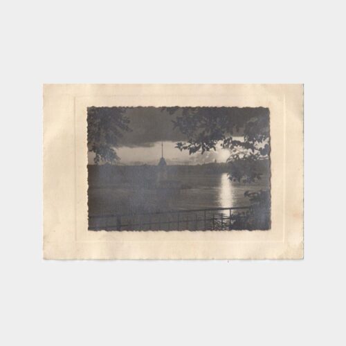 Kız Kulesi Akşam Gurub Vakti Görünüş Tebrik Kartı