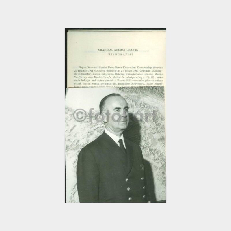 1968 Deniz Kuvvetleri Komutanlığı Görev Devri Davetiye - Görsel 3