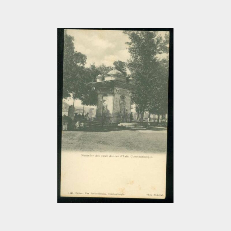 1910 Küçüksu Çeşmesi -Max Fruchtermann- Kartpostal
