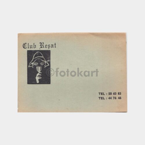 1974 Kulüp Reşat Eğlence Kültürü Konulu Fotoğraf Kabı