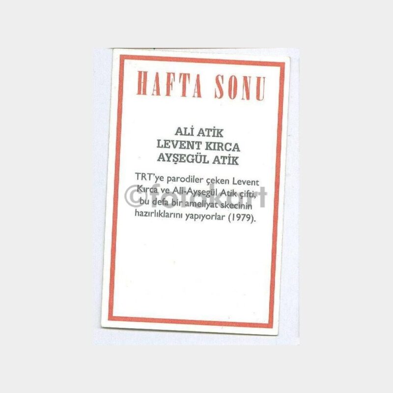 Levent Kırca-Ayşegül Atik - Hafta Sonu Kartı - Görsel 2