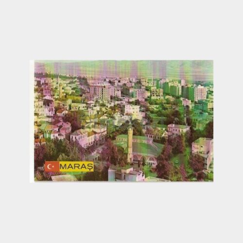 Maraş Şehirden Bir Görünüş Kartpostal