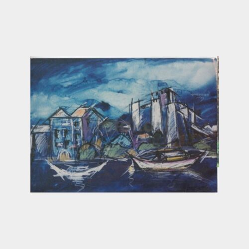 1993 Ressam Mahmut Kocamemi Tablosu Tebrik Fotoğraf Baskı