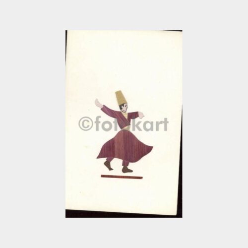 Mevlevi Semazen Konulu Tebrik Kartı