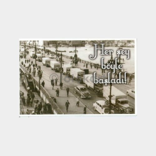 1965 Migros Türk - Nostalji Tanıtım Kartı