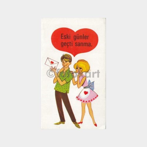 Eski Günler Geçti Sanma Mizahi Tebrik Kartı