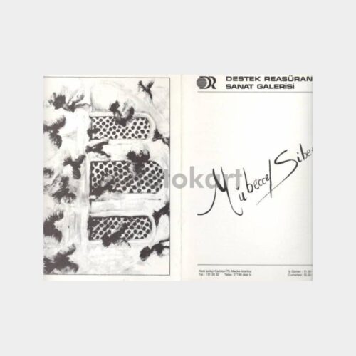 1987 Mübeccel Siber Resim Sergisi Broşürü