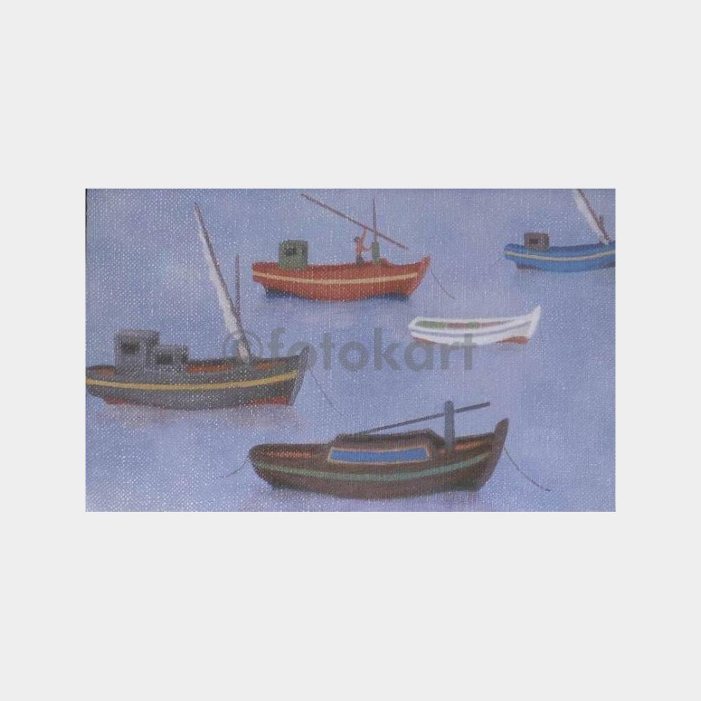 Nedim Günsur - Tablo Esbank Tebrik Kartı