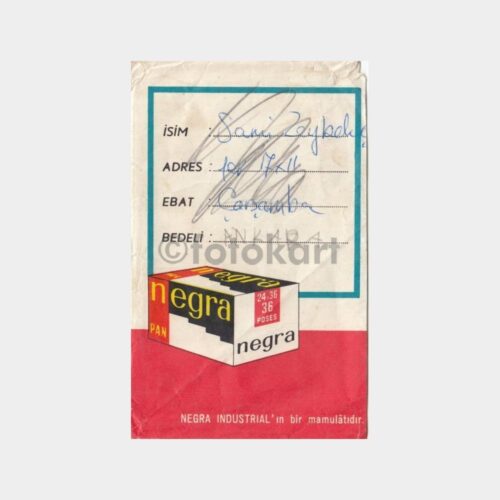 1960 Negra - Negatif Film Saklama Zarfı