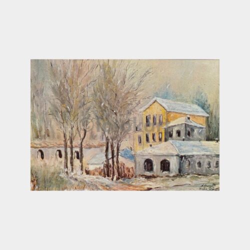 1978 Ressam Nihal Atamer - Balmumcu Tablo Tebrik Kartı