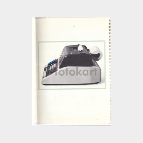 1968 İtalyan Olivetti Hesap Makinesi Broşürü