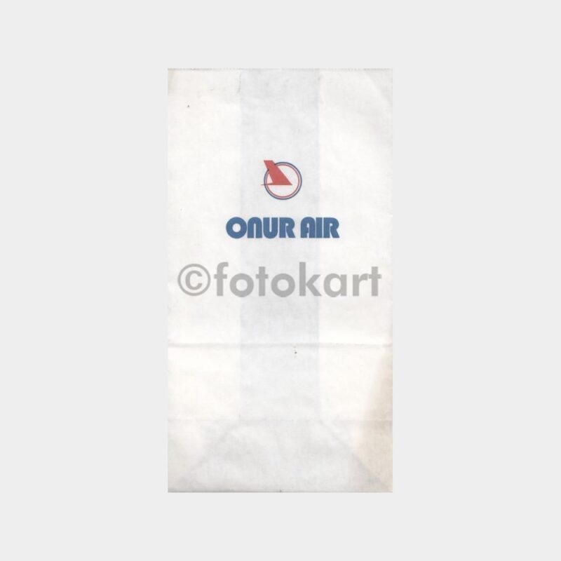 1990 Onur Air Hava Yolları Kağıt Torba