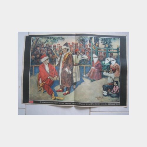 Orta Oyunu Kavuklu Hamdi - Tablo Baskı Resim