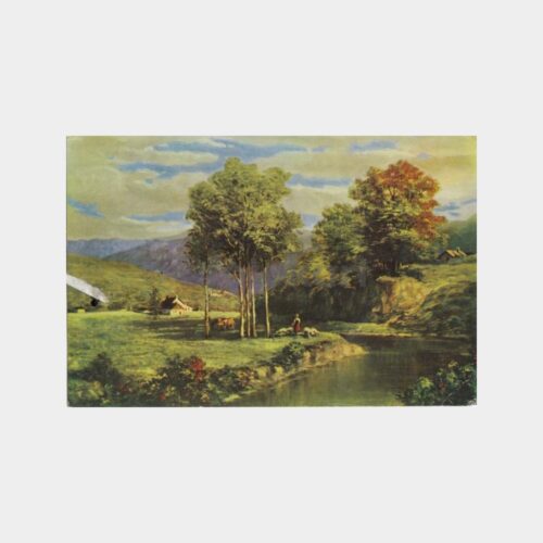 1982 Ressam Tablo Konulu Tebrik Kartı