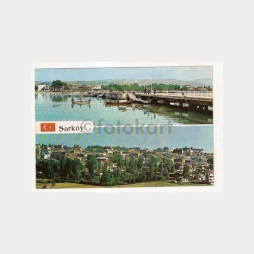 1982 Şarköy Sahilden Görünüşler Kartpostal