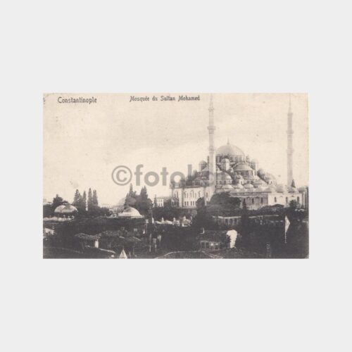 1907 Şehzadebaşı Camii Görünüş Nadir Kartpostal