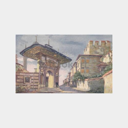 1920 Soğukçeşme Sokağı Sultanahmet Kartpostal