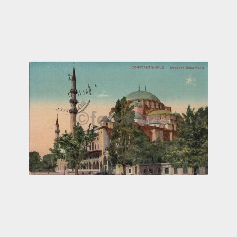 1900 Süleymaniye Camii Konulu Kartpostal