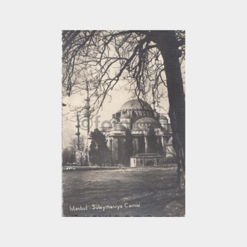 1940 Süleymaniye Camii Görünüş Kartpostal