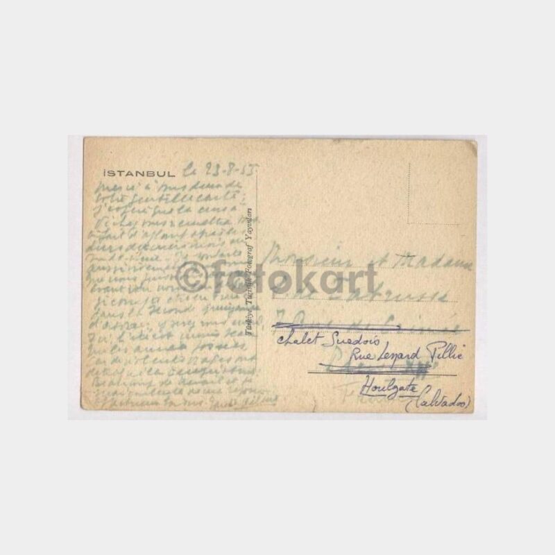 1955 Süleymaniye Camii Kartpostal - Görsel 2