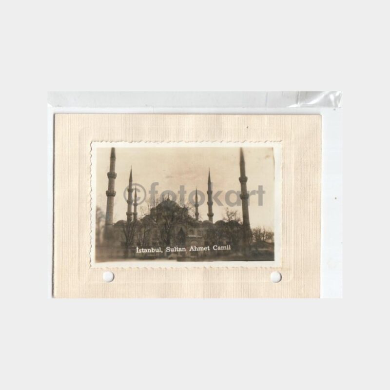 1950 Sultanahmet Camii Konulu Tebrik Kartı