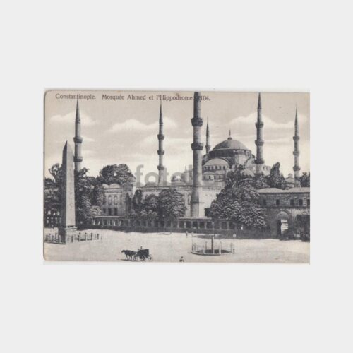 1919 Sultanahmet Camii Görünüş Kartpostal