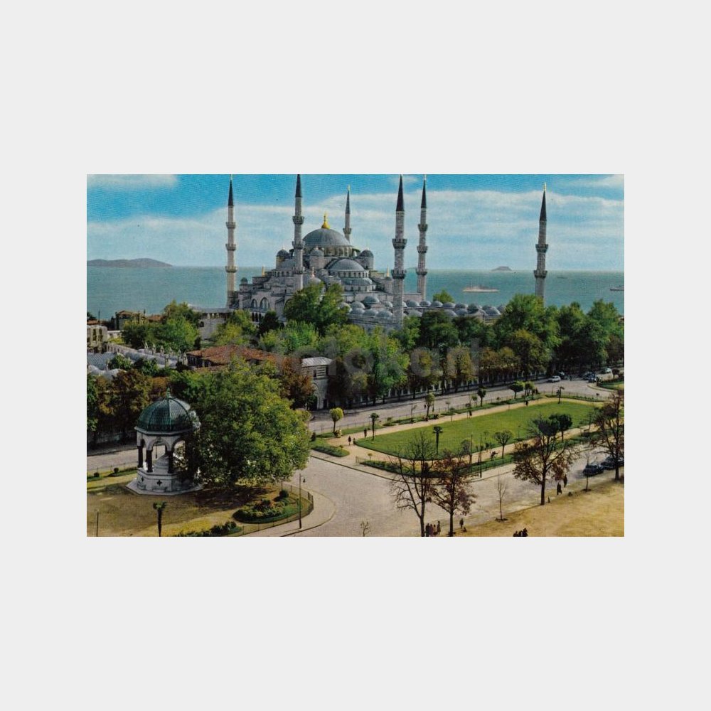 1966 Sultanahmet Meydanı ve Cami Görünüşü Kartpostal