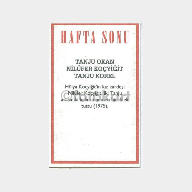 Tanju Okan-Tanju Korel - Hafta Sonu Kartı - Görsel 2